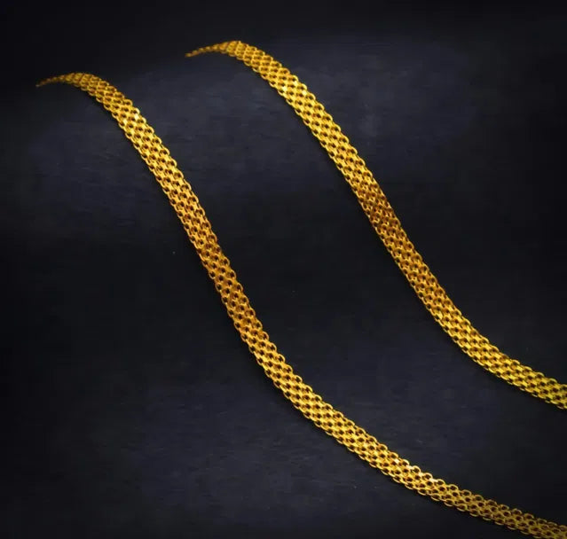 Artificial gold chain 24 inches for mens and womens